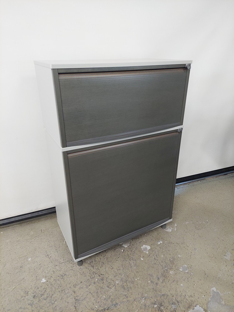 Isku Tendo 3 rulokaappi 80x125 cm harmaa