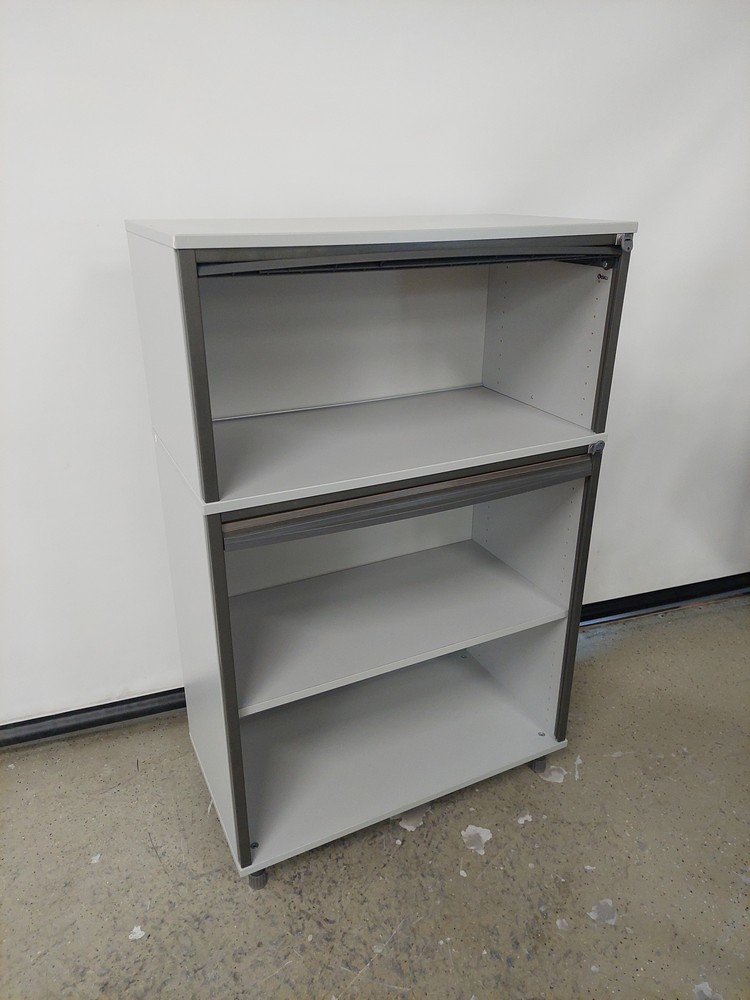 Isku Tendo 3 rulokaappi 80x125 cm harmaa - Image 2