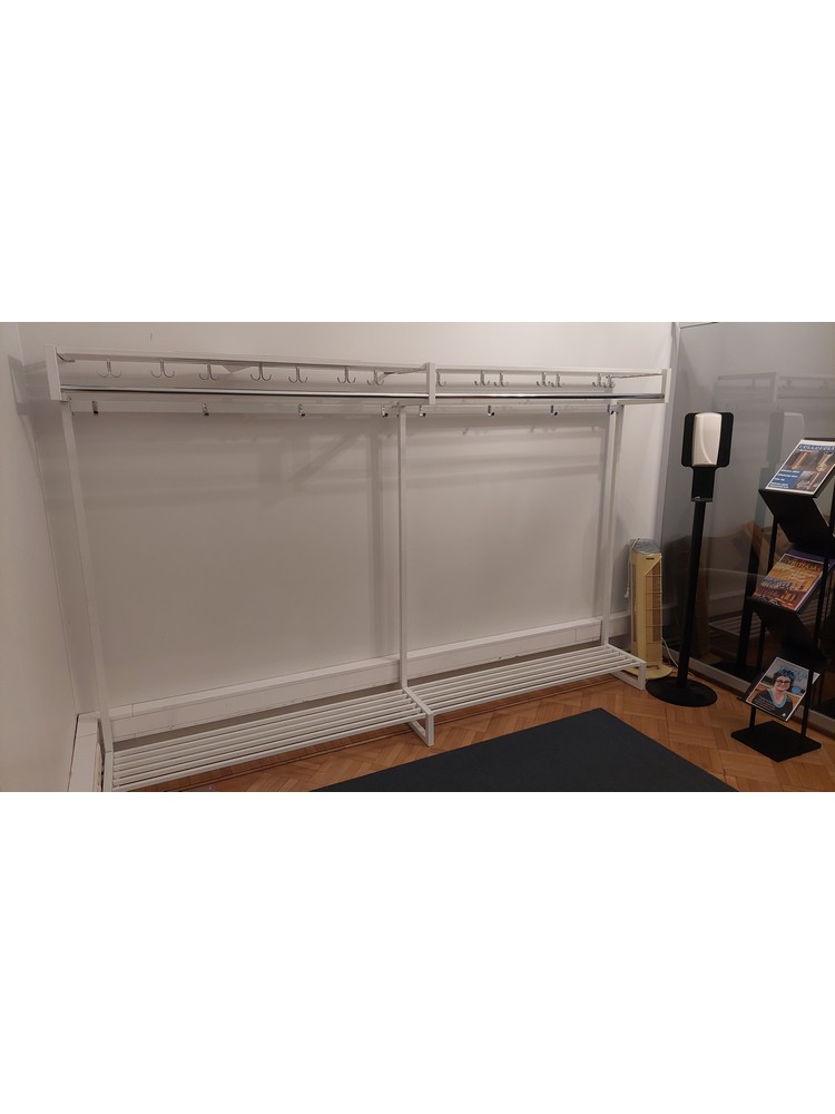 Inkometalli vaatenaulakko, valkoinen - Image 3