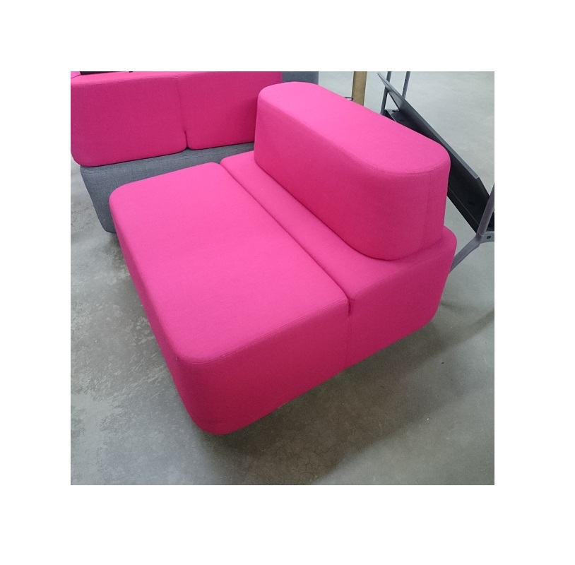 Movie-sohvamoduuli 90x90x40 cm pinkki