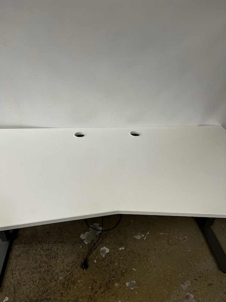 Sähköpöytä EFG 180x90 cm, valkoinen - Image 2