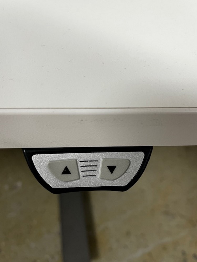 Sähköpöytä EFG 180x90 cm, valkoinen - Image 3