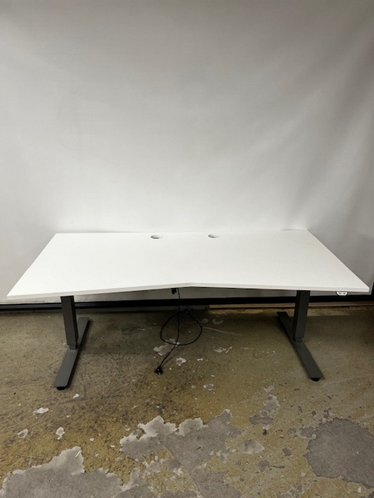 Sähköpöytä EFG 180x90 cm, valkoinen