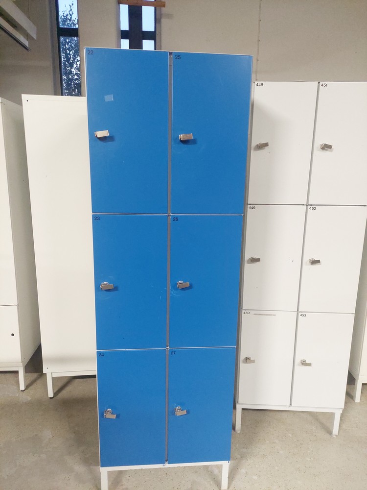 Lokerokaappi Turenko 6-ov sarja, sininen