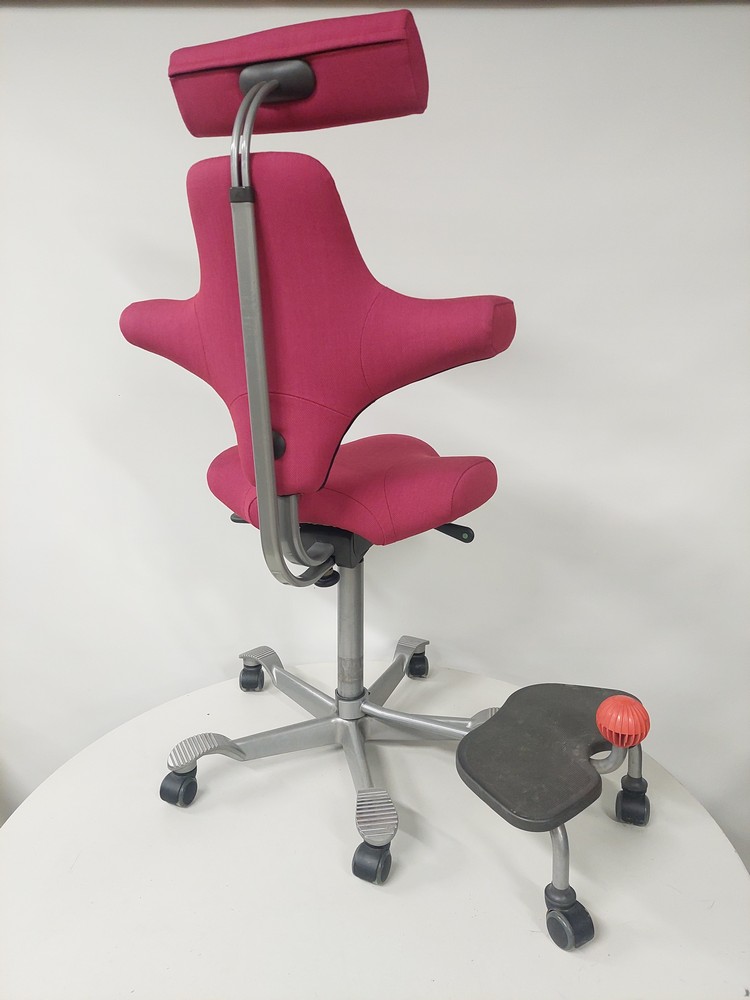 Håg Capisco työtuoli 8107 pinkki, UUDELLEENVERHOILTU! - Image 2