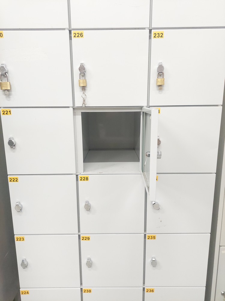 Lokerokaappi Falkonet 18-lokeroa, harmaa - Image 2