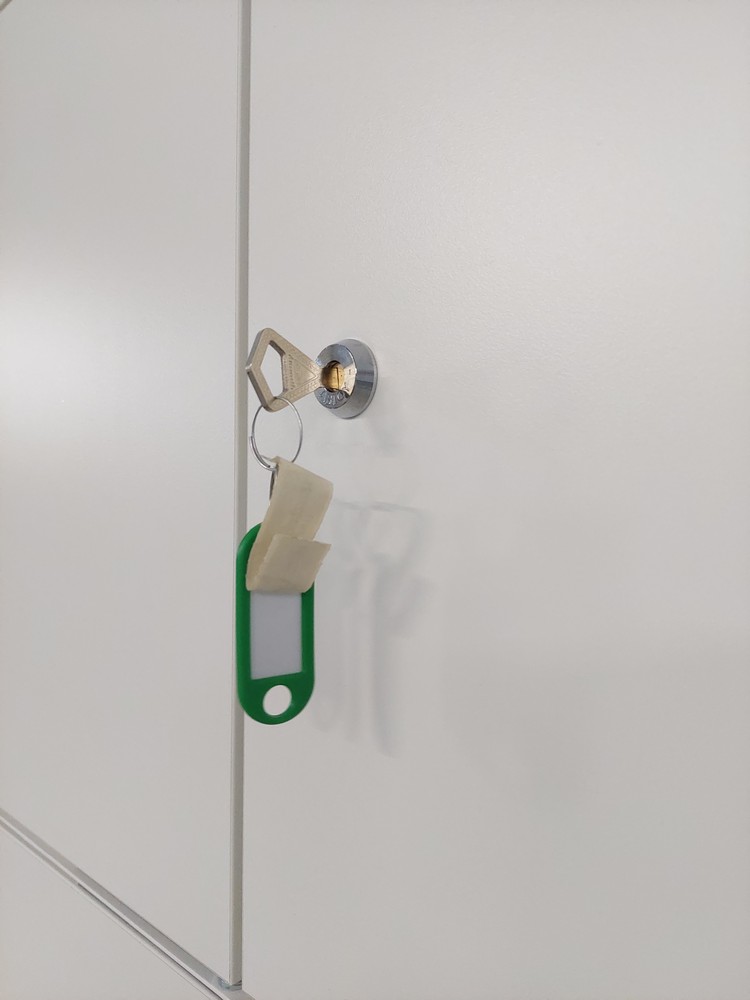 Lokerokaappi Punta 16-lokeroa, valkoinen - Image 3