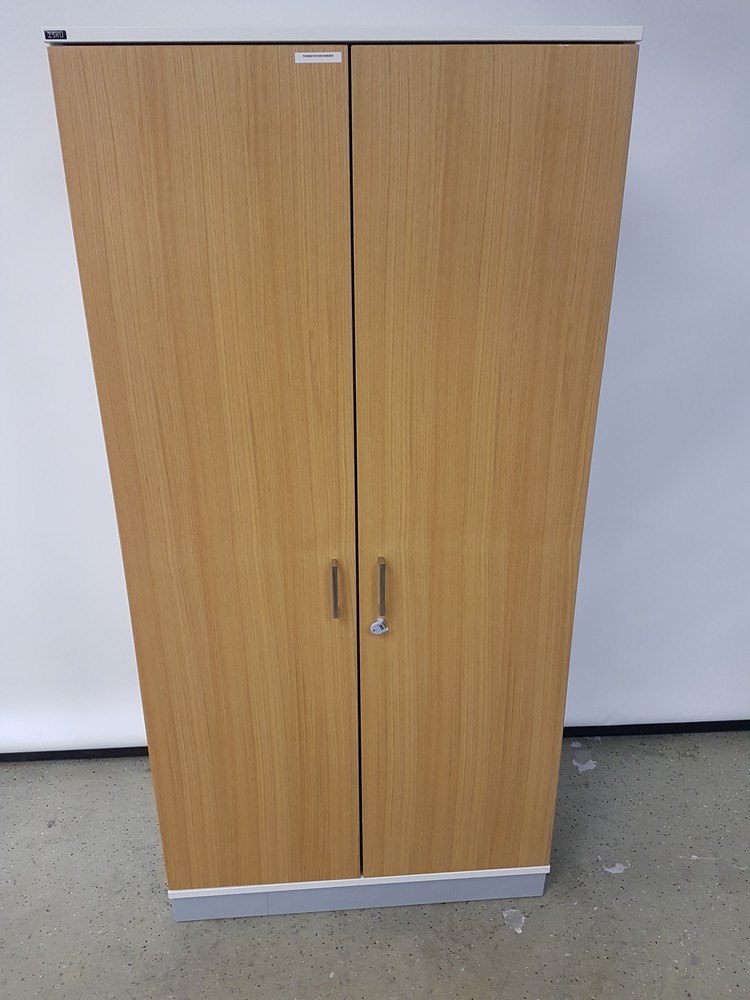 ISKU mappikaappi, tammi/valkoinen - Image 2