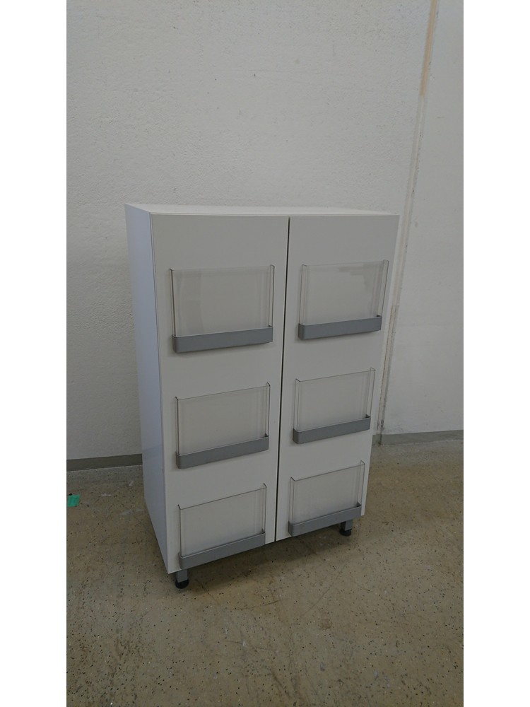 Martela Combo 3 lehtikaappi 80x128 cm valkoinen