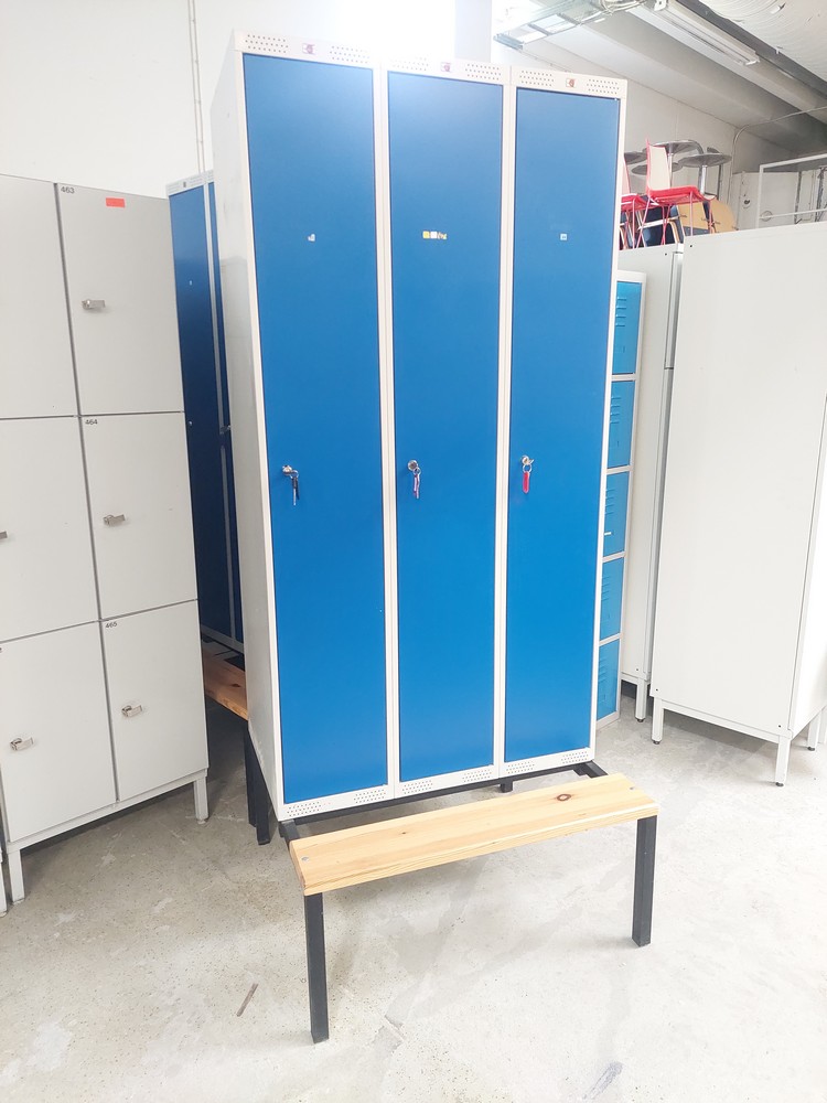 Pukukaappi+penkki Aj (30 cm), sininen