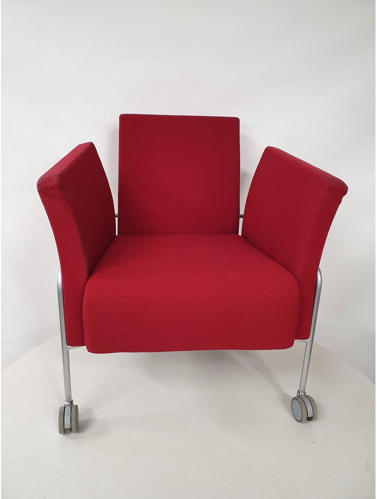 Martela Frendi pyörillä, punainen - Image 2